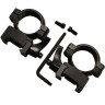 Кронштейны LEUPOLD QRW2 на WEAWER,25,4 мм средние сталь черные матовые
